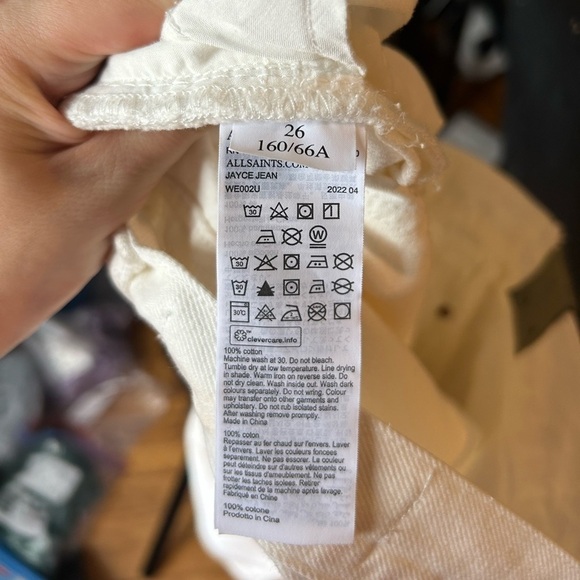 NEW AllSaints Jayce straight-leg jeans - Picture 9 of 10